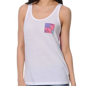 New Vans Tie Dye Print Summer Tank Top